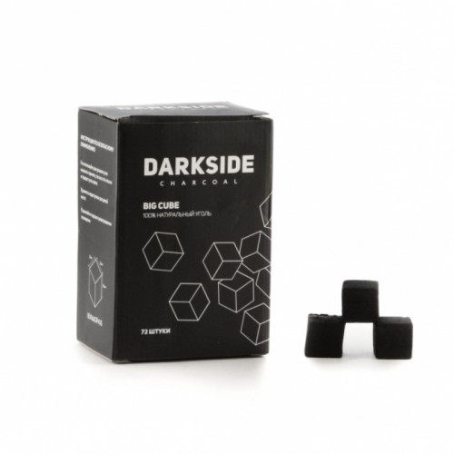 Уголь для кальяна кокосовый Darkside Charcoal (72 куб)